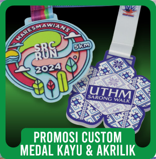 Custom Wooden & Acrylic Medal